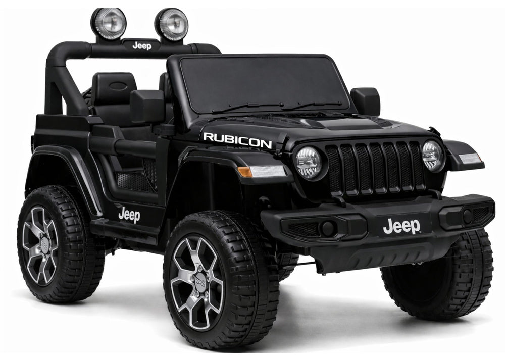Electric Ride On Jeep Rubicon 4x4 Black – Electric Ride-On