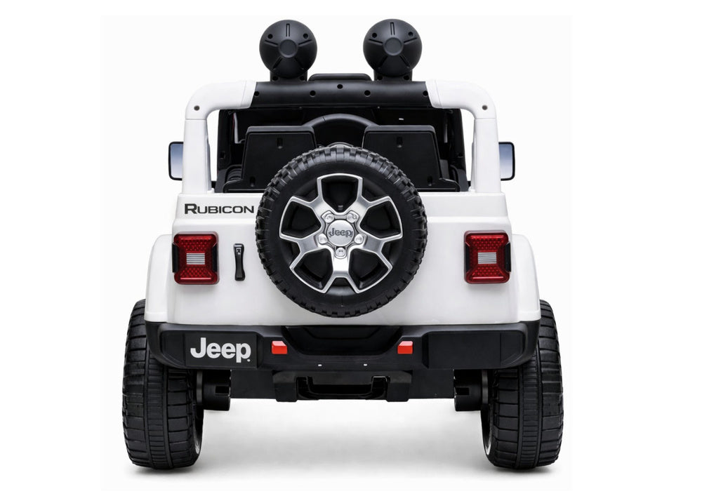 Electric Ride On Jeep Rubicon 4x4 White – view 4
