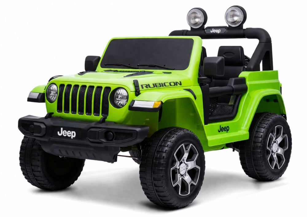 Electric Ride On Jeep Rubicon 4x4 Green – view 2