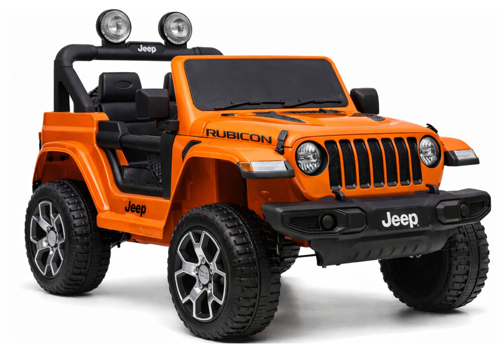 Electric Ride On  Jeep Rubicon 4x4 Orange – Electric Ride-On