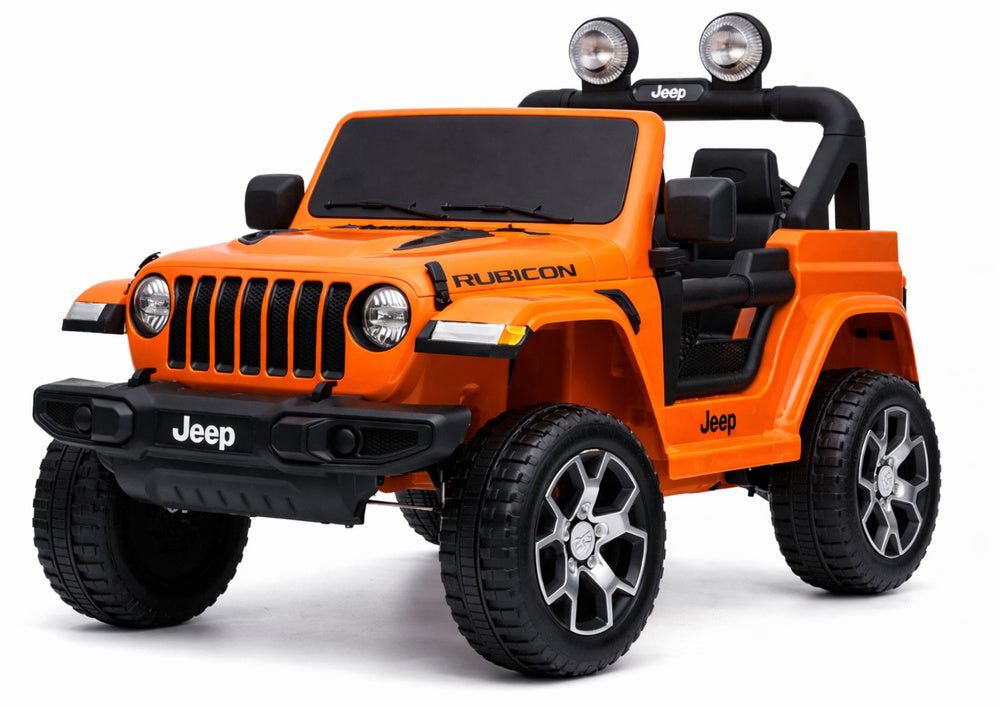Electric Ride On  Jeep Rubicon 4x4 Orange – view 2