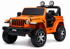 Electric Ride On  Jeep Rubicon 4x4 Orange – view 2