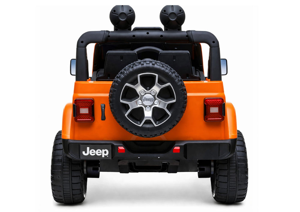 Electric Ride On  Jeep Rubicon 4x4 Orange – view 3