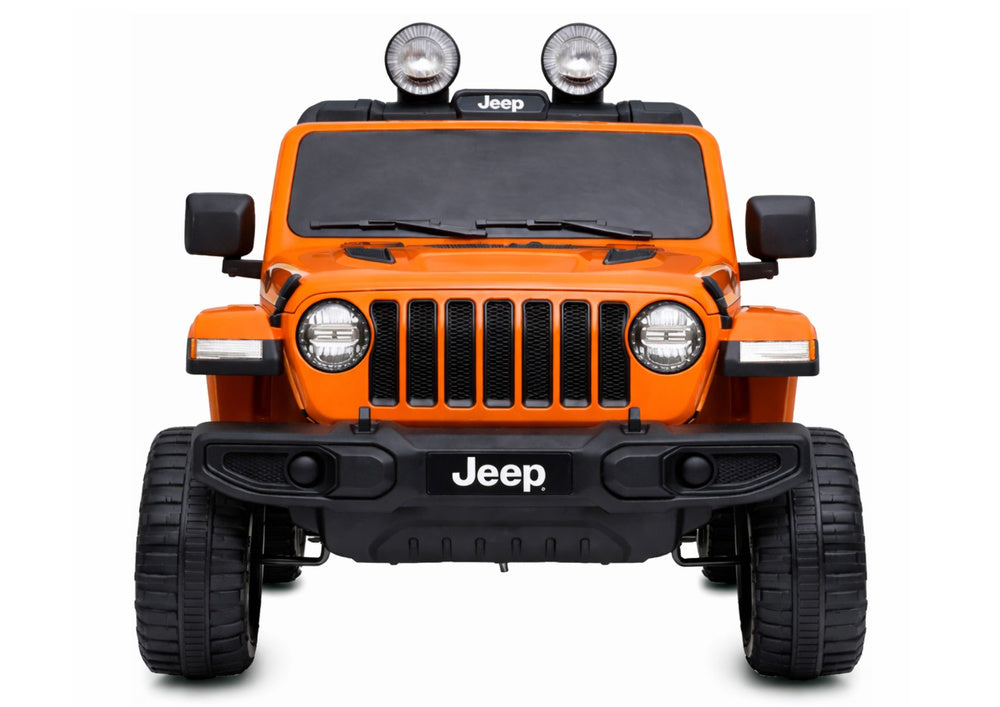 Electric Ride On  Jeep Rubicon 4x4 Orange – view 4