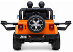 Electric Ride On  Jeep Rubicon 4x4 Orange – view 6