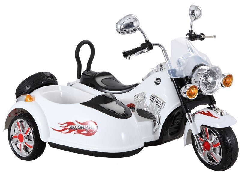 Electric Ride-On Motorbike SX138 White – Electric Ride-On