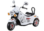 Electric Ride-On Motorbike SX138 White – view 2