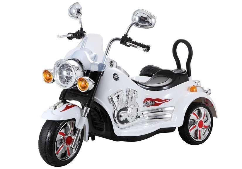 Electric Ride-On Motorbike SX138 White – view 2