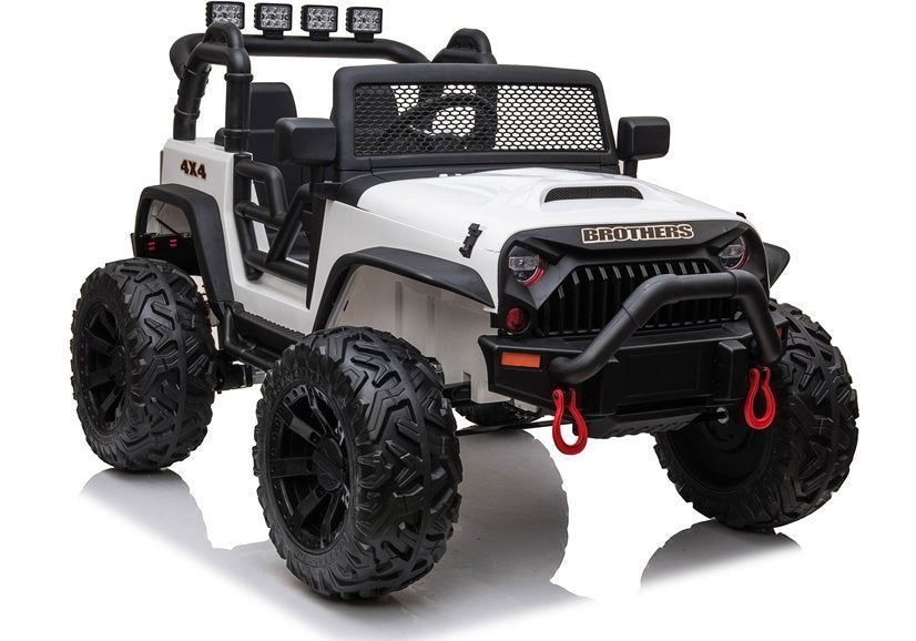 Jeep JC666 Electric Ride On Car White – Electric Ride-On