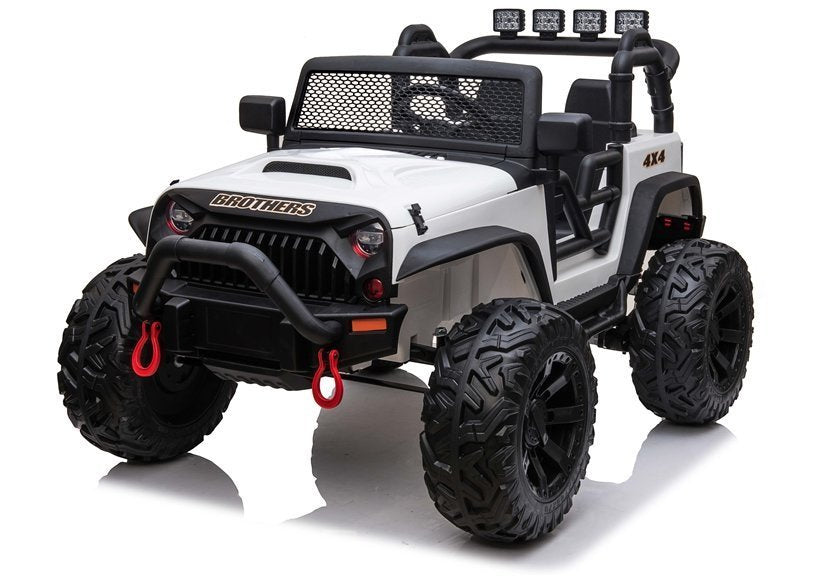 Jeep JC666 Electric Ride On Car White – view 3