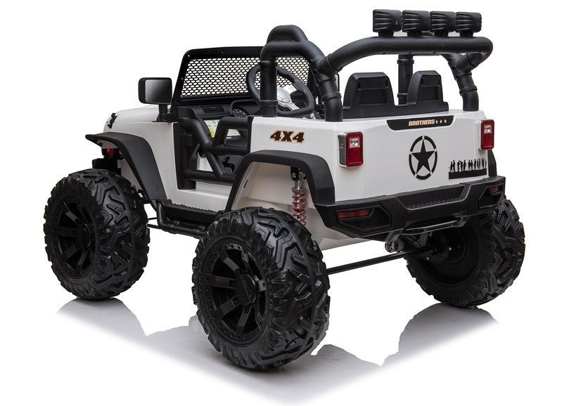 Jeep JC666 Electric Ride On Car White – view 4