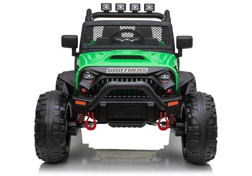 Jeep JC666 Electric Ride On Car Green – view 2