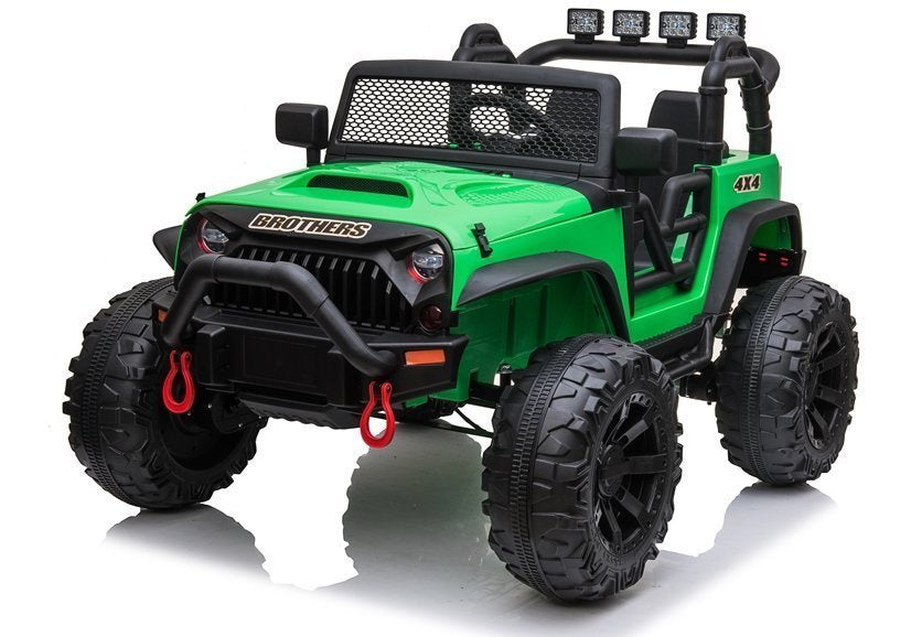 Jeep JC666 Electric Ride On Car Green – view 3
