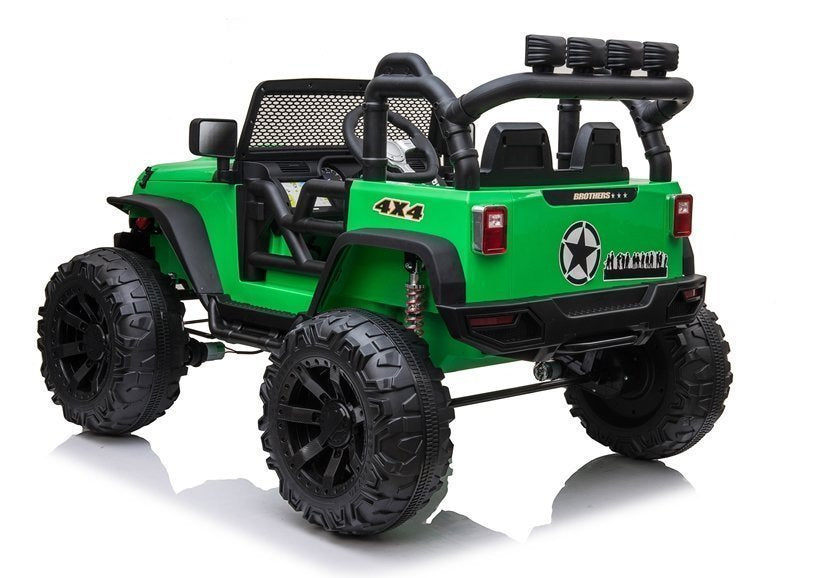 Jeep JC666 Electric Ride On Car Green – view 5