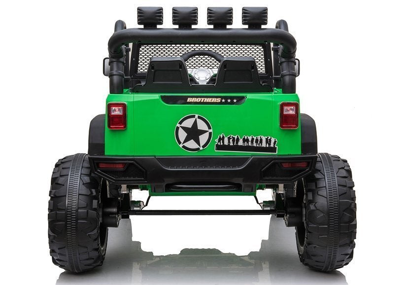 Jeep JC666 Electric Ride On Car Green – view 6
