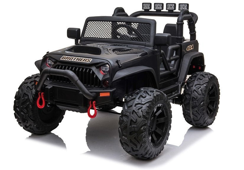 Jeep JC666 Electric Ride On Car Black Painted – view 3
