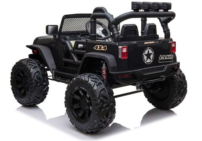 Jeep JC666 Electric Ride On Car Black Painted – view 5