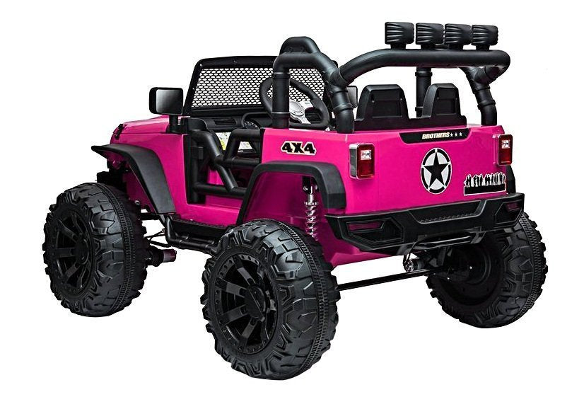 Jeep JC666 Electric Ride On Car Rose Painted – view 7