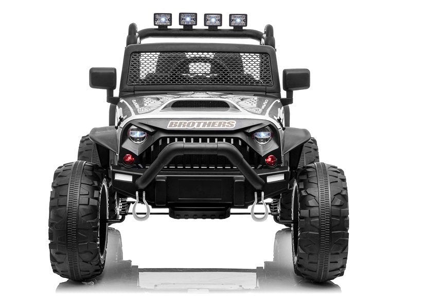 Jeep JC666 Electric Ride On Car Silver Painted – view 3