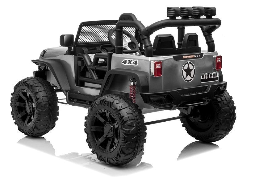 Jeep JC666 Electric Ride On Car Silver Painted – view 4