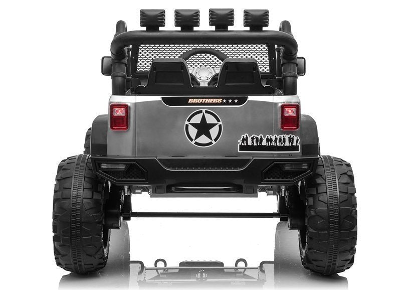 Jeep JC666 Electric Ride On Car Silver Painted – view 5