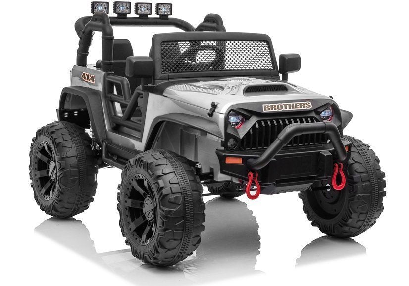 Jeep JC666 Electric Ride On Car Silver Painted – Electric Ride-On