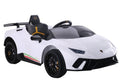 Electric Ride On Car Lamborghini Huracan White – Electric Ride-On