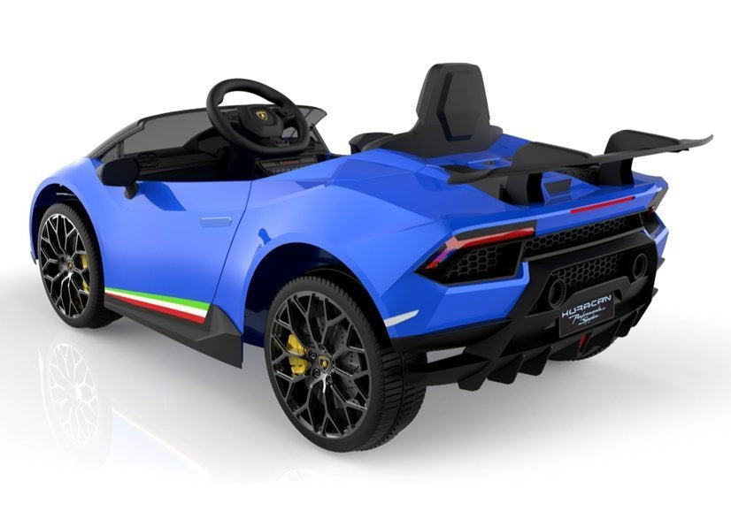 Electric Ride On Car Lamborghini Huracan Blue – view 4