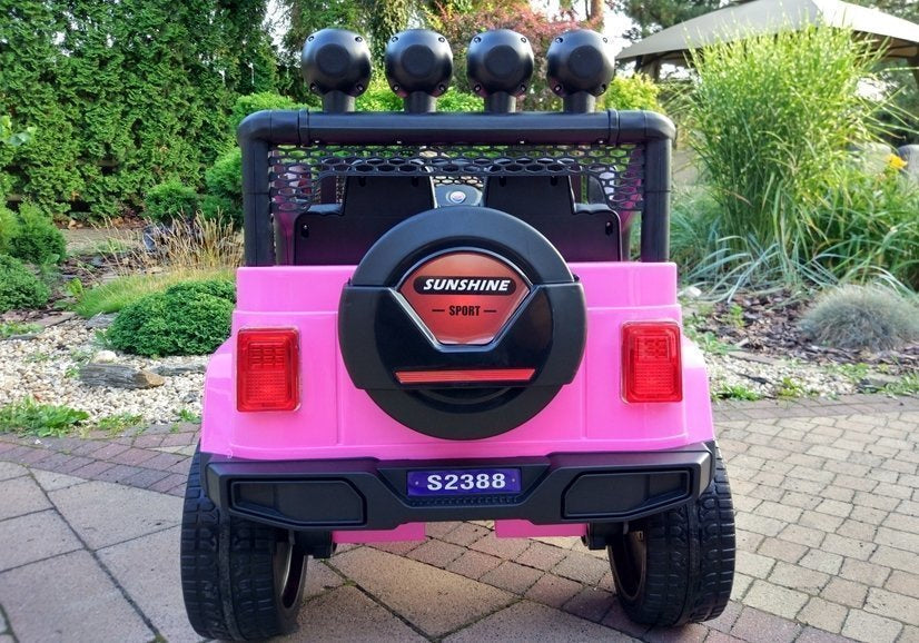Ride on Car S2388 Jeep Pink 4x45W – view 11