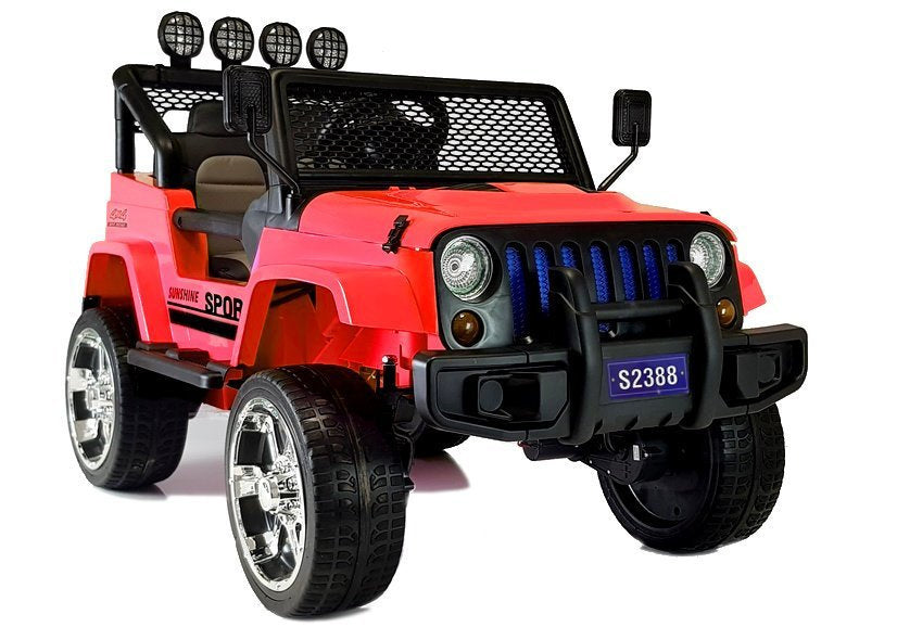 Electric Ride On S2388 Jeep Red 4x45W – Electric Ride-On