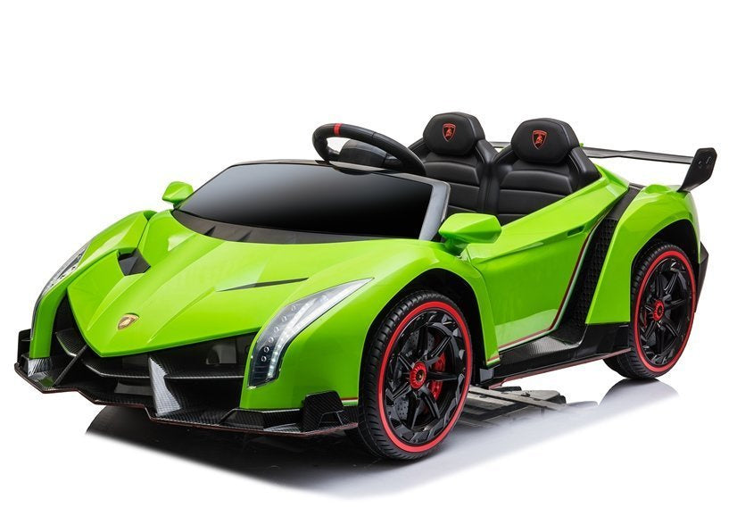 Electric Ride On Lamborghini Veneno Green – view 3