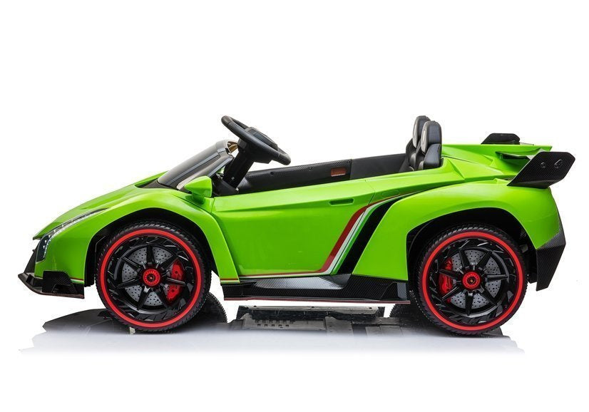 Electric Ride On Lamborghini Veneno Green – view 4