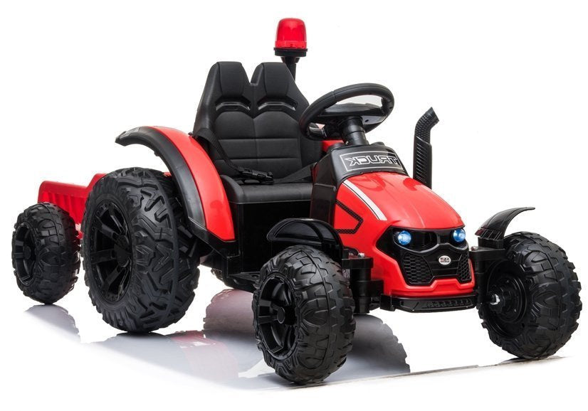 Electric Ride On Tractor HZB-200 with Trailer Red – Electric Ride-On