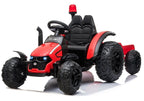 Electric Ride On Tractor HZB-200 with Trailer Red – view 2