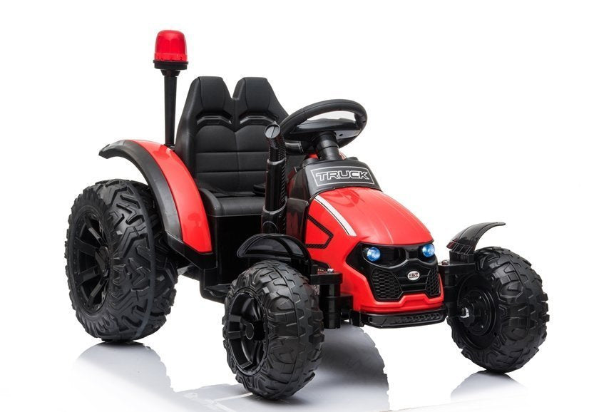 Electric Ride On Tractor HZB-200 with Trailer Red – view 3