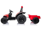 Electric Ride On Tractor HZB-200 with Trailer Red – view 4
