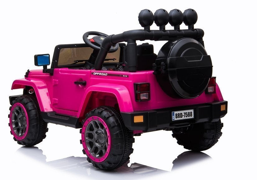 BRD-7588 Pink - Electric Ride On Car – view 4