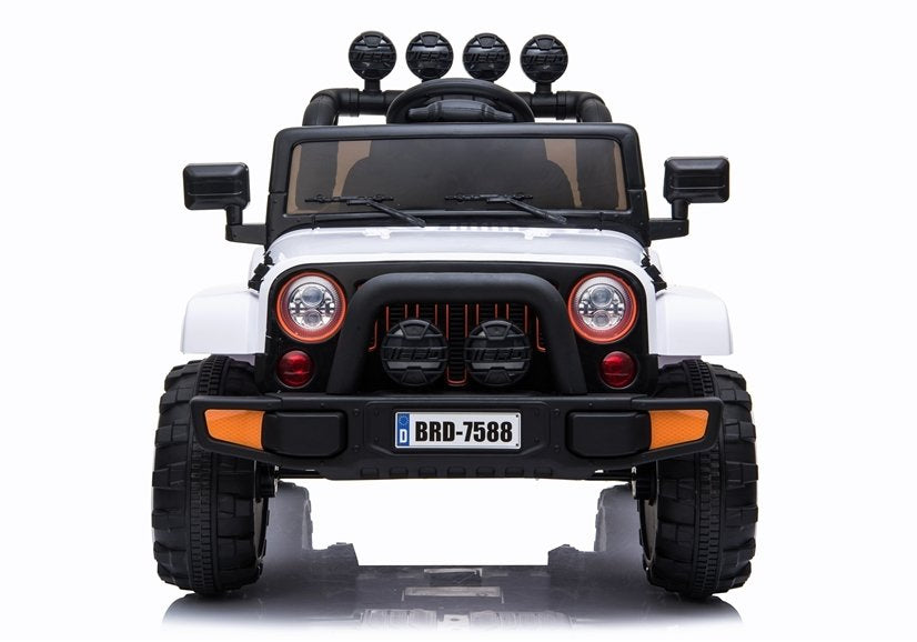 BRD-7588 White - Electric Ride On Car – view 2