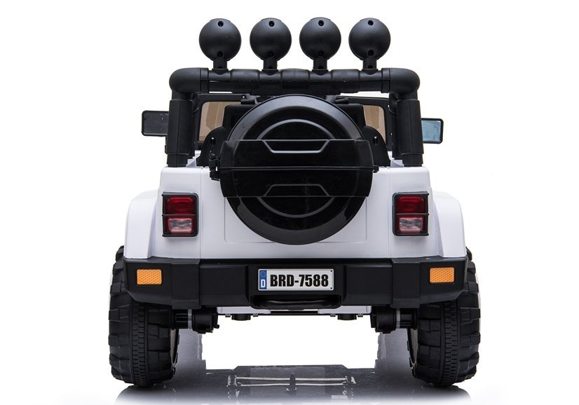 BRD-7588 White - Electric Ride On Car – view 4