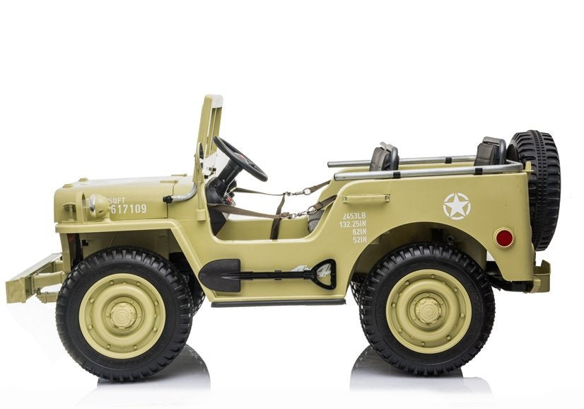 Electric Ride On Car JH101 Khaki – view 3