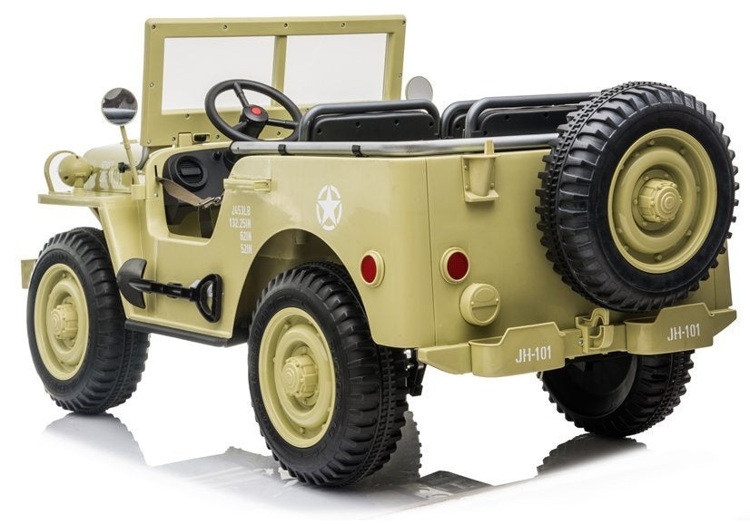 Electric Ride On Car JH101 Khaki – view 4