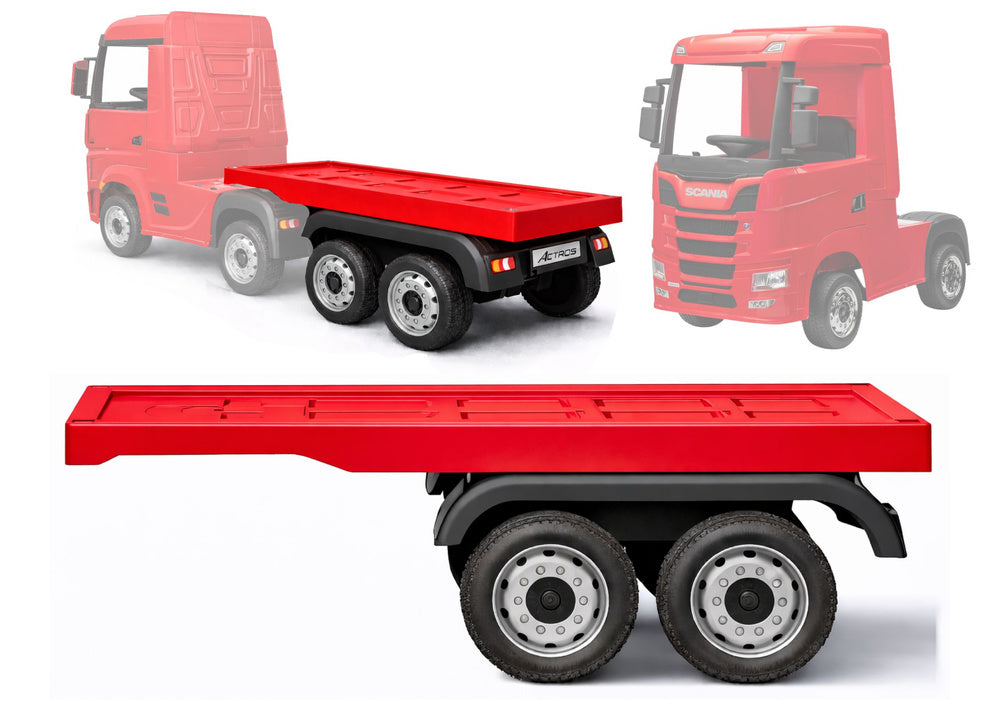 HL358 Mercedes Scania Actros red vehicle semi-trailer – Electric Ride-On