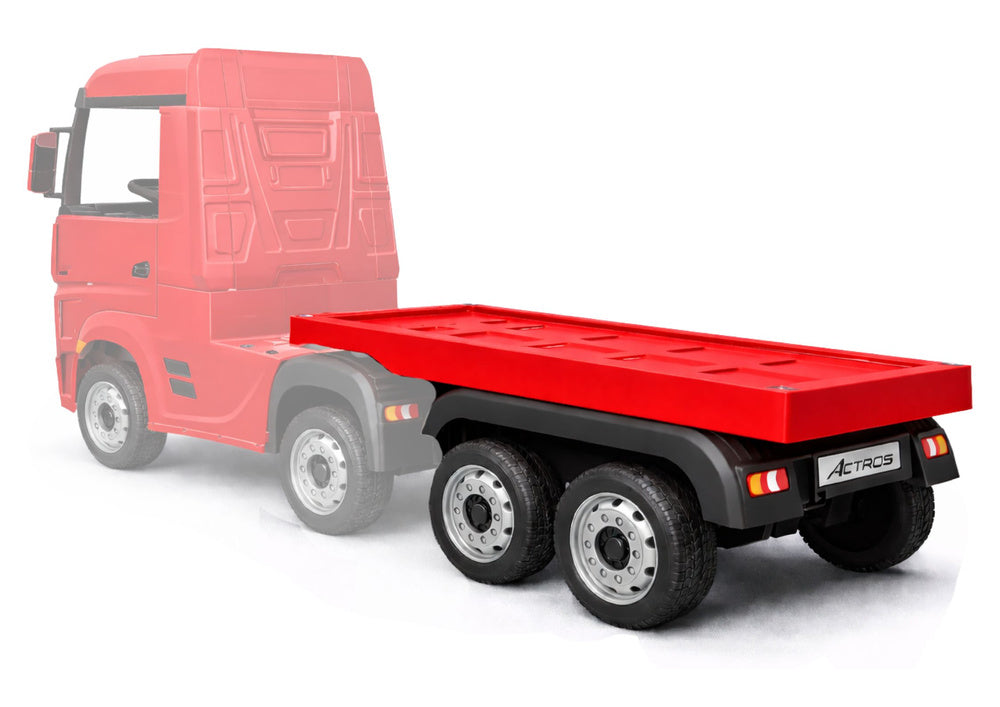 HL358 Mercedes Scania Actros red vehicle semi-trailer – view 2