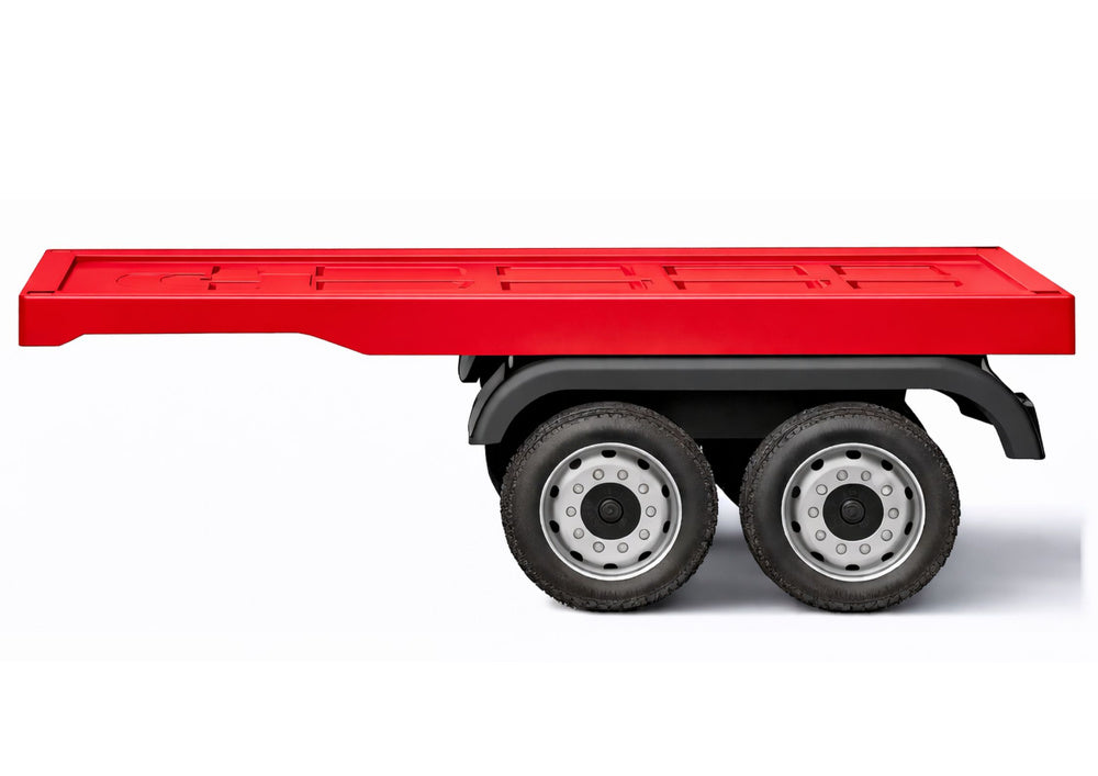 HL358 Mercedes Scania Actros red vehicle semi-trailer – view 3