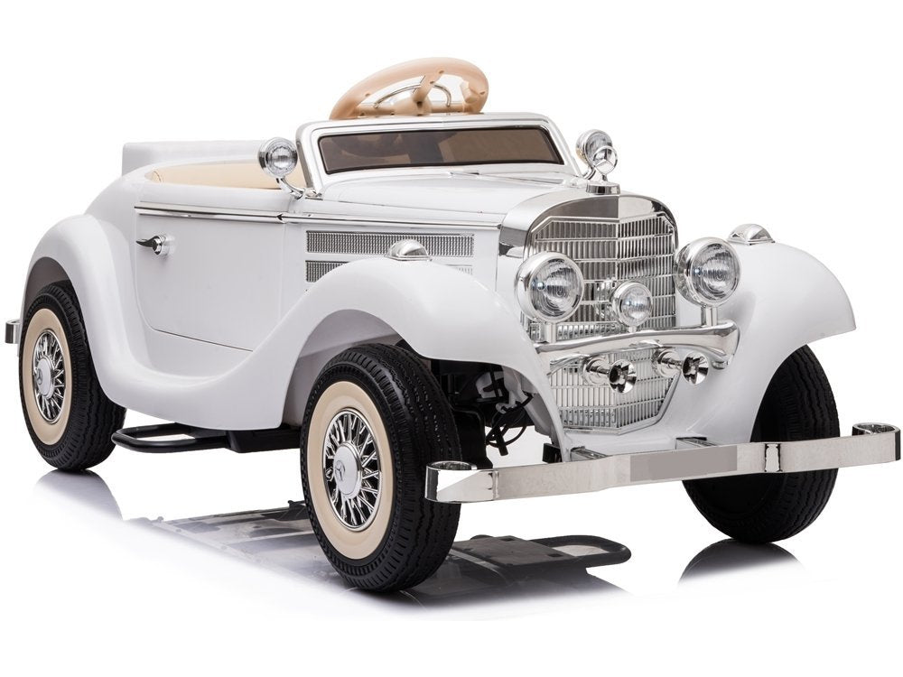 Electric Ride On Car Mercedes 540K White – Electric Ride-On