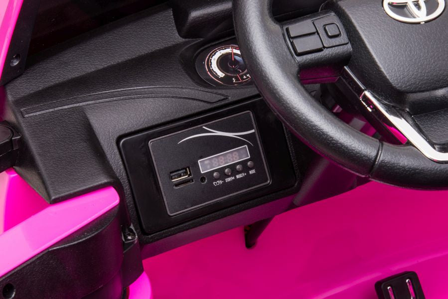 Electric Ride On Toyota Hilux DK-HL850 Pink – view 14