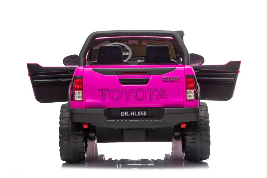 Electric Ride On Toyota Hilux DK-HL850 Pink – view 15