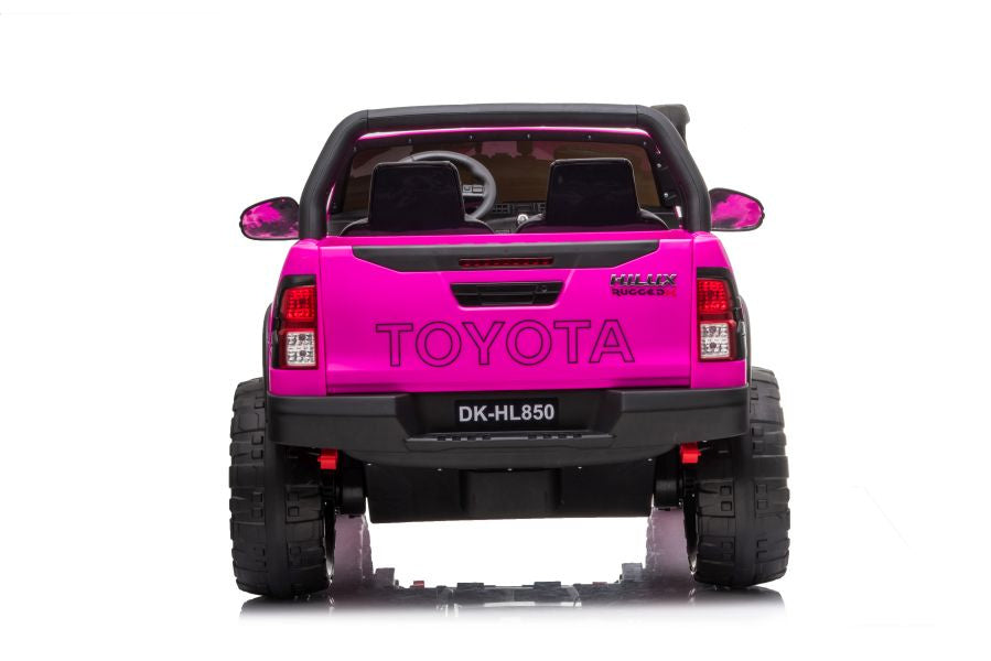 Electric Ride On Toyota Hilux DK-HL850 Pink – view 7