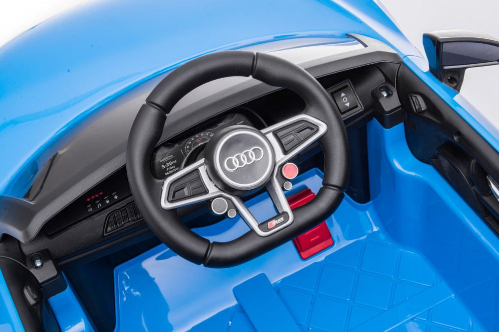 Electric Ride On Car Audi R8 Lift A300 Blue – view 11