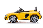 Electric Ride On Car Audi R8 Lift A300 Yellow – view 3